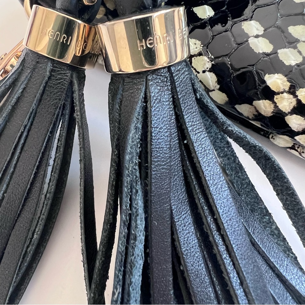 Henry Bendel NY snakeskin wristlet clutch bag - Picture 7 of 14